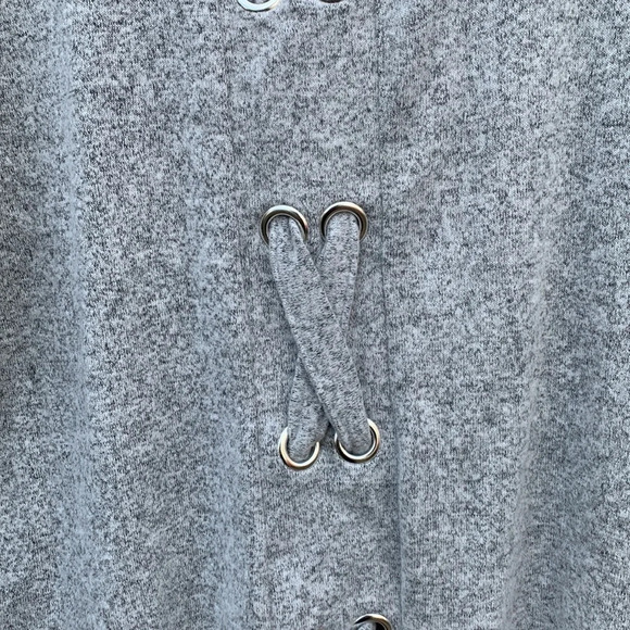 PINK Rose large grey sweater - Picture 4 of 5